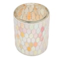 thumbnail image 3 of Mosaic Glass Candlestick, Multipurpose Hand Made Glass Candle Holder  For Wedding, 3 of 8