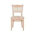 thumbnail image 6 of Linon Ashfield Slat Back Dining Chairs, 18" Seat Height, Set of 2, Unfinished Finish, 6 of 10