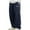 Navy, variant on Lmnyox Men's Baggy Sweatpants Wide Leg Open Bottom Corduroy Joggers Casual Drawstring Waist Athletic Trousers