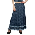 thumbnail image 3 of Moomaya Crop Top With Loose Palazzo Set For Women Printed Ethnic Clothing, 3 of 6