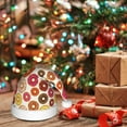 thumbnail image 6 of Haiem Donut Pattern Santa Hat Confortable Velvet Christmas Hat for Christmas Party Favors Fit for Adults Men Women, 6 of 6