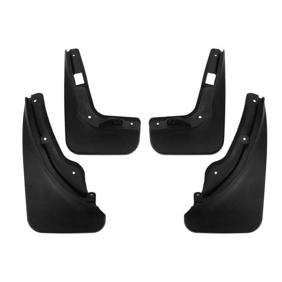 Unique Bargains Mud Flaps Splash Guards W/Mount Accessories for Mercedes-Benz C Class 2007-2011 Front and Rear Mud Guards 1 Set