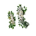 thumbnail image 1 of 2x Hanging Artificial Flower Arch Decor Arrangement Wedding Decors Decorative for Wedding Background White, 1 of 9