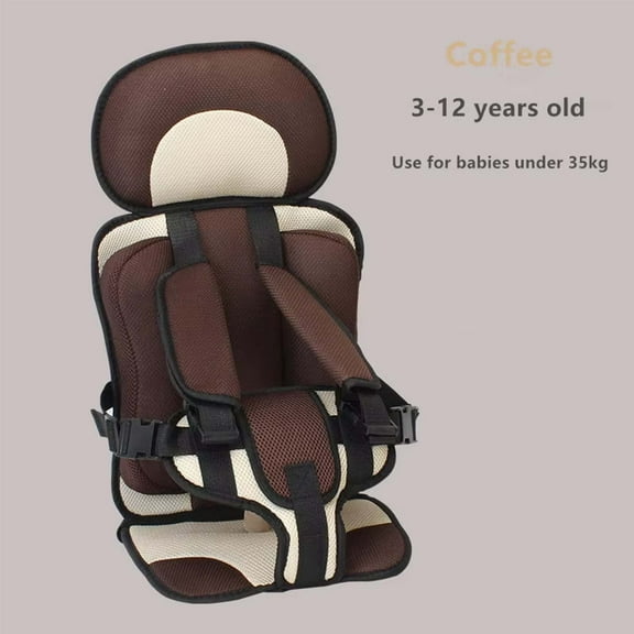 Portable Car Seat Cushion for Travel,Travel Harness with Adjustable Straps,Foldable Golf Cart Seat