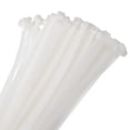 thumbnail image 1 of Unique Bargains 100pcs 20' 176 Lbs Cable Zip Ties Self-Locking Extra Long Nylon Cable Tie Wraps 3/8' for Cord Management, White, 1 of 6
