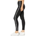thumbnail image 3 of Calvin Klein Performance Women's Logo High-Waist Leggings, Black, M, 3 of 4
