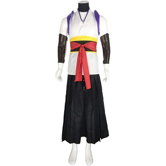 Cosplay Life SK8 the Infinity Cosplay Cherry Blossom Kaoru Sakurayashiki Costume Tops and Kendo Pants Kimono for Halloween Unisex (M)