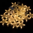 thumbnail image 3 of Luces LED de cortina de estrellas, 8 modos, cadena de luces LED de hadas para Navidad, bodas, festivales, hogar y jardín, 3 of 7