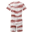 thumbnail image 4 of NTACZA Ensemble de 2 Pcs pour Homme, Ensemble de Shorts, Chemise à Manches Courtes, Shorts, Survêtements Actifs, Col Ras du Cou, Survêtements pour Hommes P, 4 of 5