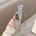 thumbnail image 3 of Case Compatible with iPhone 15 Plus,Cute Bling 3D Vintage Camera Phone Case with Hand Strap Unique Cool Silicone TPU Case Shockproof Protective Case Women Girls for iPhone 15 Plus, 3 of 13