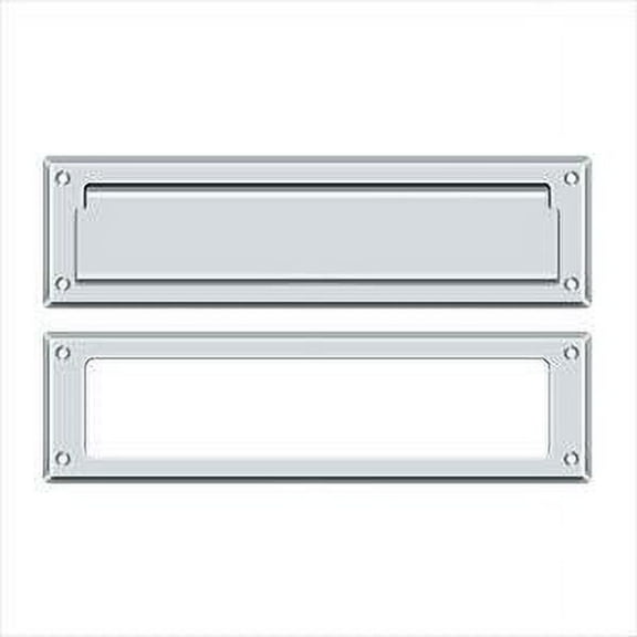 Deltana MS211U26 13 1/8-Inch Mail Slot with Solid Brass Interior Frame