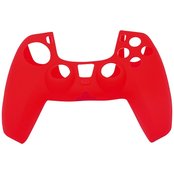 Reemplazo de la cubierta protectora de la manija de la caja del controlador de juegos de silicona suave para Playstation 5 PS5, rojo sidaley EL000572-02