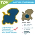 thumbnail image 2 of 10 PCS Farm Animals Refrigerator Magnets, Large Size & Full Back Fridge Magnets, Cute Toy Magnet Educational Gift, 2 of 5