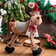 thumbnail image 5 of Juguete de peluche de alce grande de Navidad con patas extensibles Reinde, 5 of 5