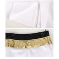 thumbnail image 6 of G'irl's Pop Star Stage Costume, Sequin Anime Game Cosplay Outfit, Crop Top and Skirt Set for Themed Parties Halloween Fancy Dress, 6 of 7