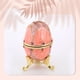 thumbnail image 5 of Jumpingount Caja de joyería con forma de huevo portátil Adorable reemplazo de diamantes de imitación brillante anillo decorativo pendiente caja contenedor Ropa, zapatos y accesorios Miscelánea Jumpingount AP015902-01, 5 of 6