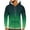 Army Green, variant on QUINDOS Mens Sweatshirts Zip up Gradient Color Full Zip Quilted Hoodies for Men Long Sleeve Casual Pullover Tops Kangaroo Pocket