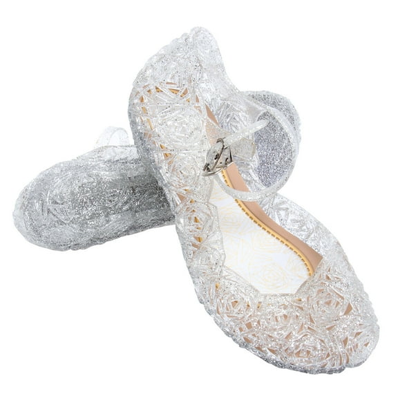 Masteelf  Girls Jelly Sandals for Sneakers Toddler Dress Shoes Child White