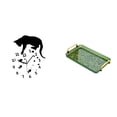 thumbnail image 1 of Reloj colgante silencioso con forma de gato, con movimiento silencioso y diseño analógico sin para sala de estar, comedor, escuela, plato de po, 1 of 8