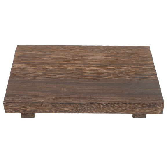 Soimiss Kitchen Soap Pedestal Wood Riser Farmhouse Soap Tray Wood 1Pcs