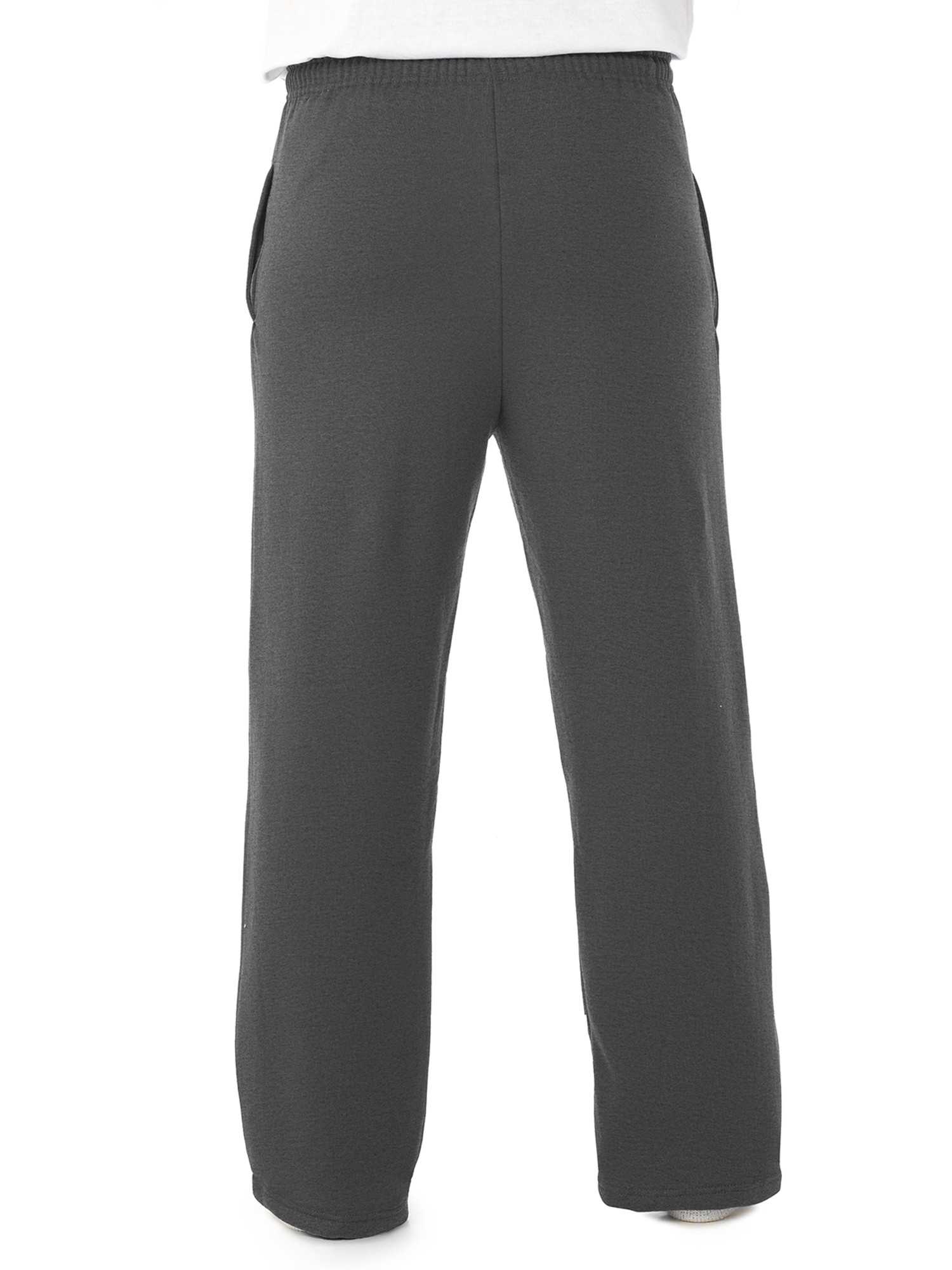 Jerzees Men's and Big Men's Fleece Open Bottom Sweatpants - image 3 of 5