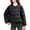 Black, variant on Women's Wool Blend Double Breasted Wrap Coat Stylish Lightweight Loose Fit Warm Fall Jacket Outerwear