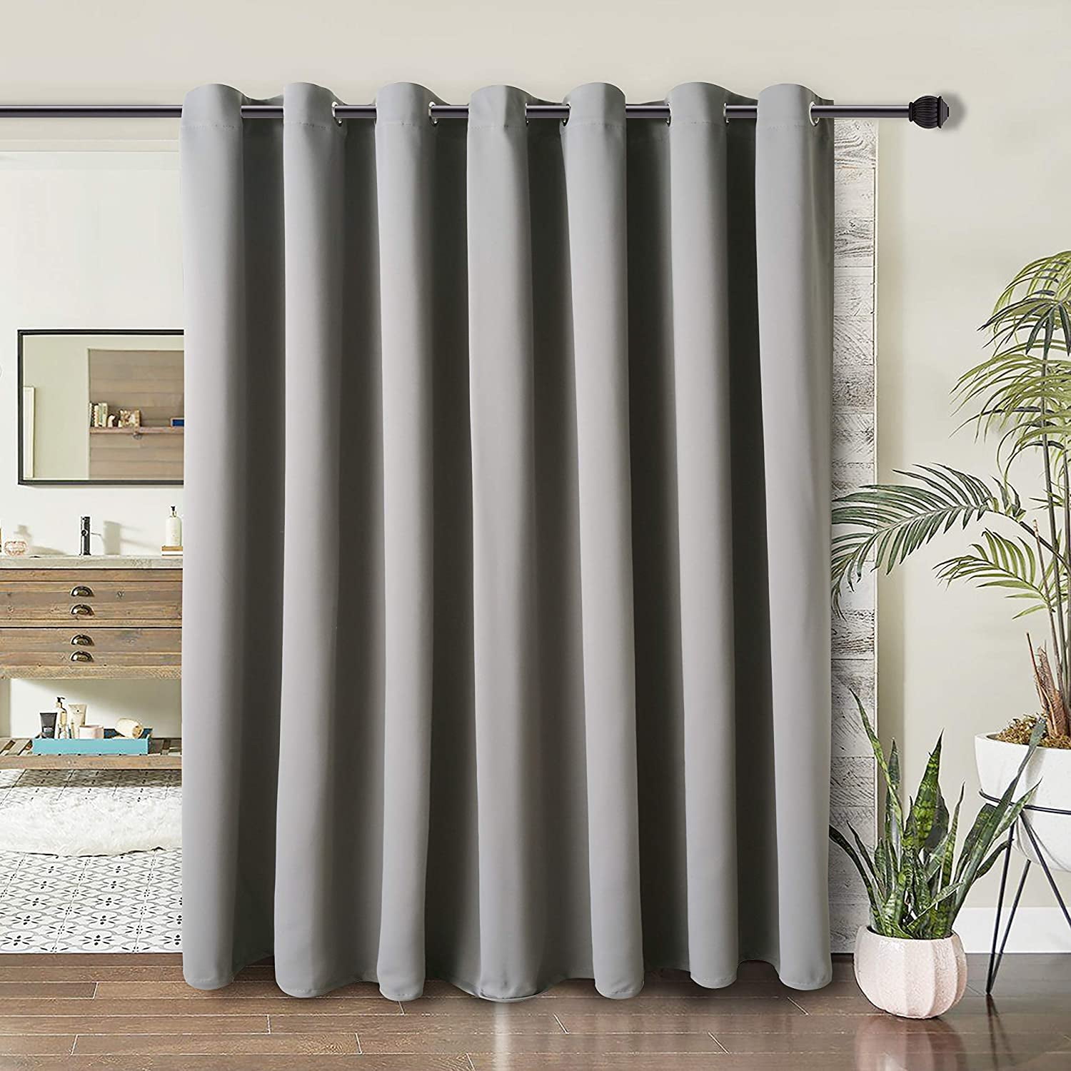 Details about   H.VERSAILTEX Blackout Patio Curtain 100 x 96 Inches Single Panel Grommet Top 