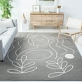 thumbnail image 2 of SAFAVIEH Fifth Avenue Dawson Abstract Area Rug, Grey/Ivory, 9' x 12', 2 of 8