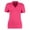 Raspberry, variant on Kustom Kit Ladies Sophia Comfortec® V-Neck Short Sleeve Polo Shirt