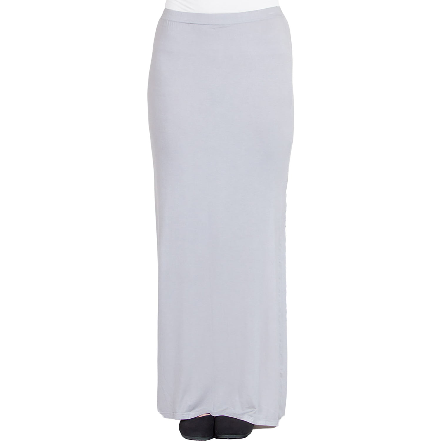 Women's Agiato Side Slit Maxi Skirt 3-Pack Multicolor Small | Walmart ...