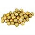 thumbnail image 2 of 60ct Vegas Gold Shatterproof 4-Finish Christmas Ball Ornaments 2.5" (60mm), 2 of 2