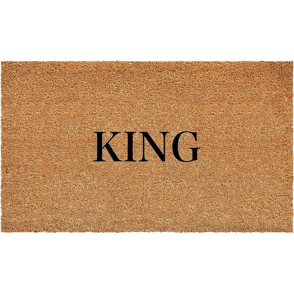 Calloway Mills 111381729 Bold King Personalized Doormats 17" x 29"