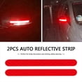 thumbnail image 4 of Señal de advertencia de seguridad anticolisión calcomanías reflectoras exteriores impermeables para coche 2 uds., 4 of 7