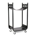 thumbnail image 2 of Compact Log Rack, Cast Iron with Scrollwork Design, 2 of 5
