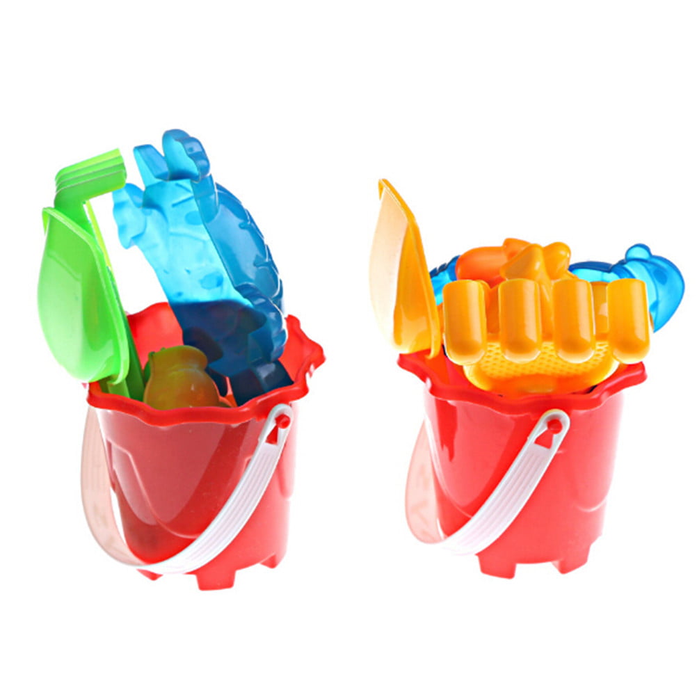 Kids Beach Bucket Spade Shovel Rake Water Tools Kid BeachSand Tool Toy №^ng 
