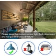 thumbnail image 3 of ENERGETIC Outdoor A19 Motion Sensor Light Bulb, 60 Watt Equivalent (8.5W), Automatic Activated by Motion,E26, 4000K Dusk to Dawn Security Bulbs, 2 Pack, 3 of 6