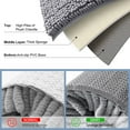 thumbnail image 5 of Smiry Bathroom Rugs Sets 2 Piece, Soft Absorbent Chenille Bath Rug Set, Non Slip Machine Washable Shaggy Bath Mats for Tub, Shower, and Floor (30x20+24x16, Grey), 5 of 7