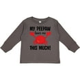 thumbnail image 3 of Inktastic My Peepaw Loves Me Boys or Girls Long Sleeve Toddler T-Shirt, 3 of 5