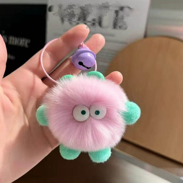 Hearth & Gear Keychain Pompom Charm With Mini Pendant ( Bag Accessory)