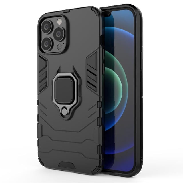 Funda para IPHONE 13 PRO MAX con Soporte Anillo Giratorio 360° y Protección Resistente a Golpes y Caídas