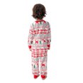 thumbnail image 2 of Conjunto de pantalones casuales de manga larga con pijamas de Navidad familiares a juego XBTCLXEBCO 7-8 años, 2 of 6