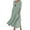 Green, variant on IROINNID Maxi Dress for Women Long Sleeve Print Cotton Linen Round Neck Pocket Dress ,Green