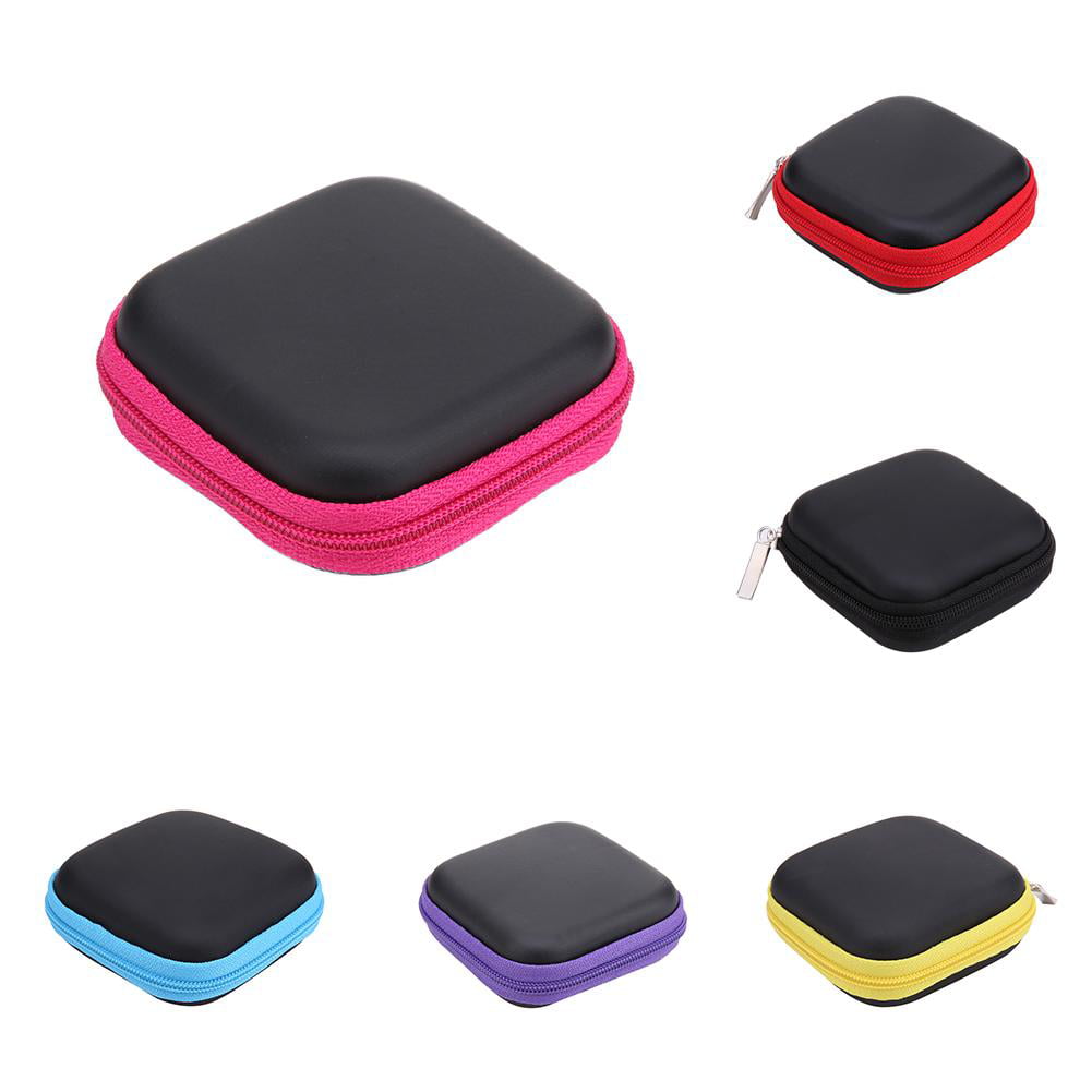 New Mini Square EVA Case Headset Bluetooth Earphone Cable Storage Box /ND 