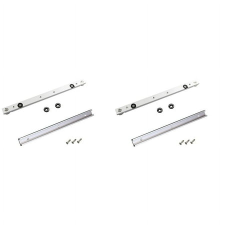 

2 Set Aluminum Alloy T-Tracks Slot Miter Track and Miter Bar Slider Table Saw Miter Gauge Rod DIY Woodworking Tools