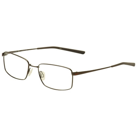 Nike Flexon Men's Eyeglasses 4196 241 Walnut/Dark Brown Optical Frame