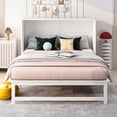 thumbnail image 4 of MODERNLUXE Wood Queen Size Murphy Bed, Storage Wall Bed with Drawers and Shelves, Built in Charging Station and Desk, Convertible into A Cabinet, 4 of 19