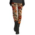 thumbnail image 2 of Hkoxplj Leggings for Women Halloween Leggings High Waisted Leggings Soft Stretchy Full Length Footless Pants Pumpkin Bat Spider Print Fall Winter Cute Leggings for Daily Wear Yoga Workout Leggings, 2 of 5