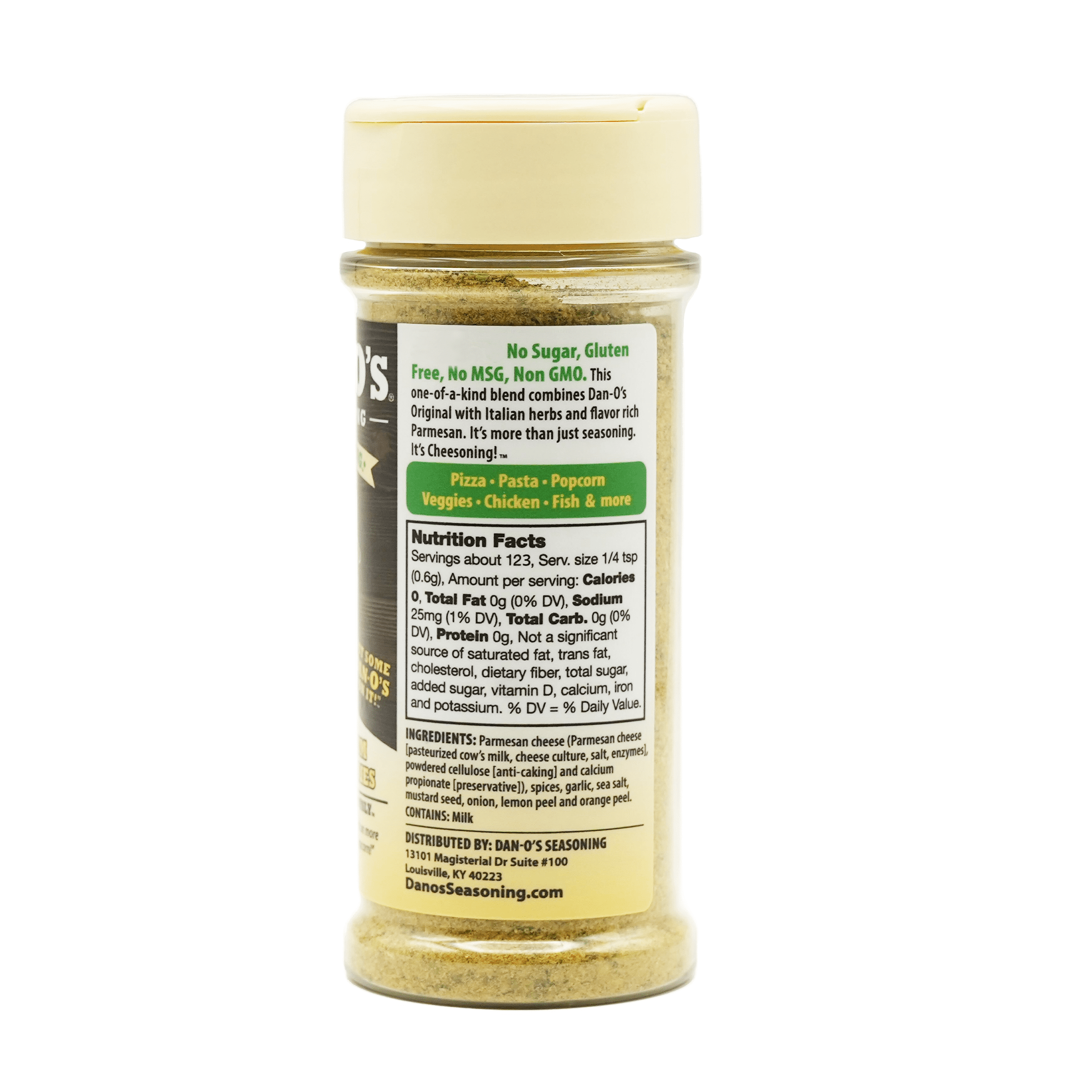 Dan-O's Original Seasoning Green Top Low Sodium No Sugar or MSG danos (3.5  oz)