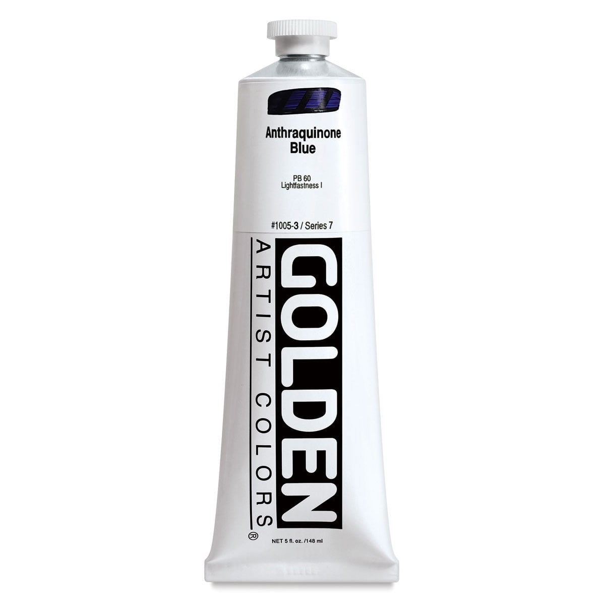 (Price/TU)Golden 0001005-3 Heavy Body Acrylic 5 oz. Anthraquinone Blue