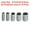 Grey 50pcs, variant on Uxcell Round Rubber End Caps Vinyl Cover Screw Thread Protector Assortment Kits Grey 50pcs